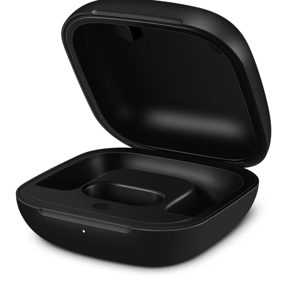 Sleek Black Wireless Earbuds Case
